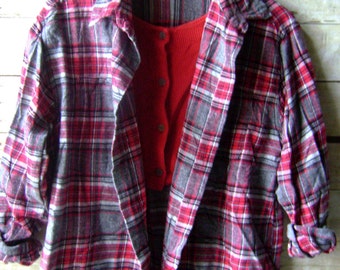 Items similar to Hipster Plaid Flannel on Etsy