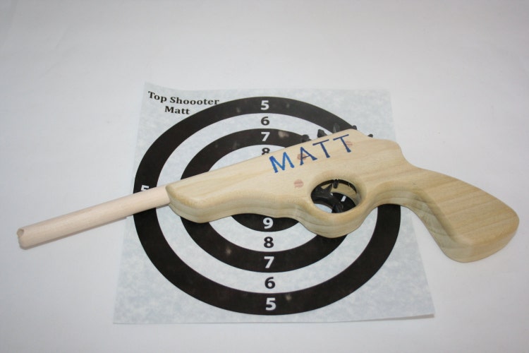 Rubber Band Gun Toy Gun Rubber Band Pistol Wedding by ToyingAround