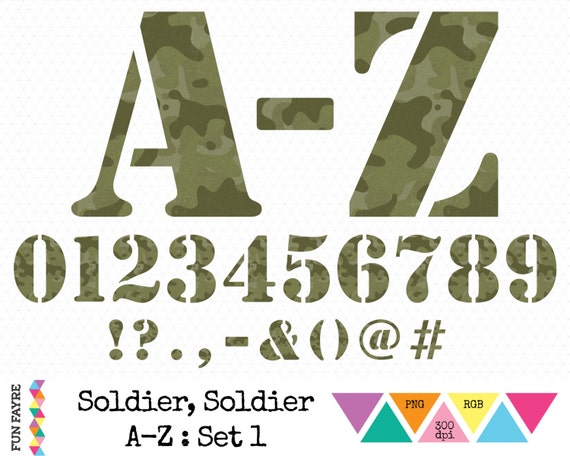 Army Alphabet Numbers