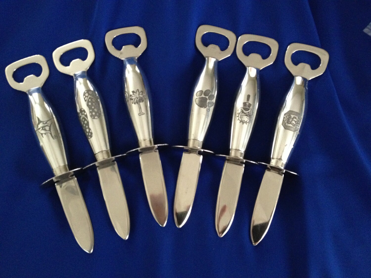 Oyster Knife and Bottle Opener by lowcountryshuckers on Etsy