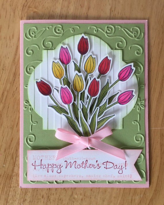 Stampin Up Handmade Mothers Day Card Happpy