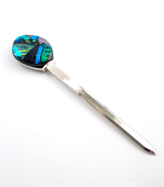 Mosaic Design Unique Letter Opener Dichroic Cabochon Modern