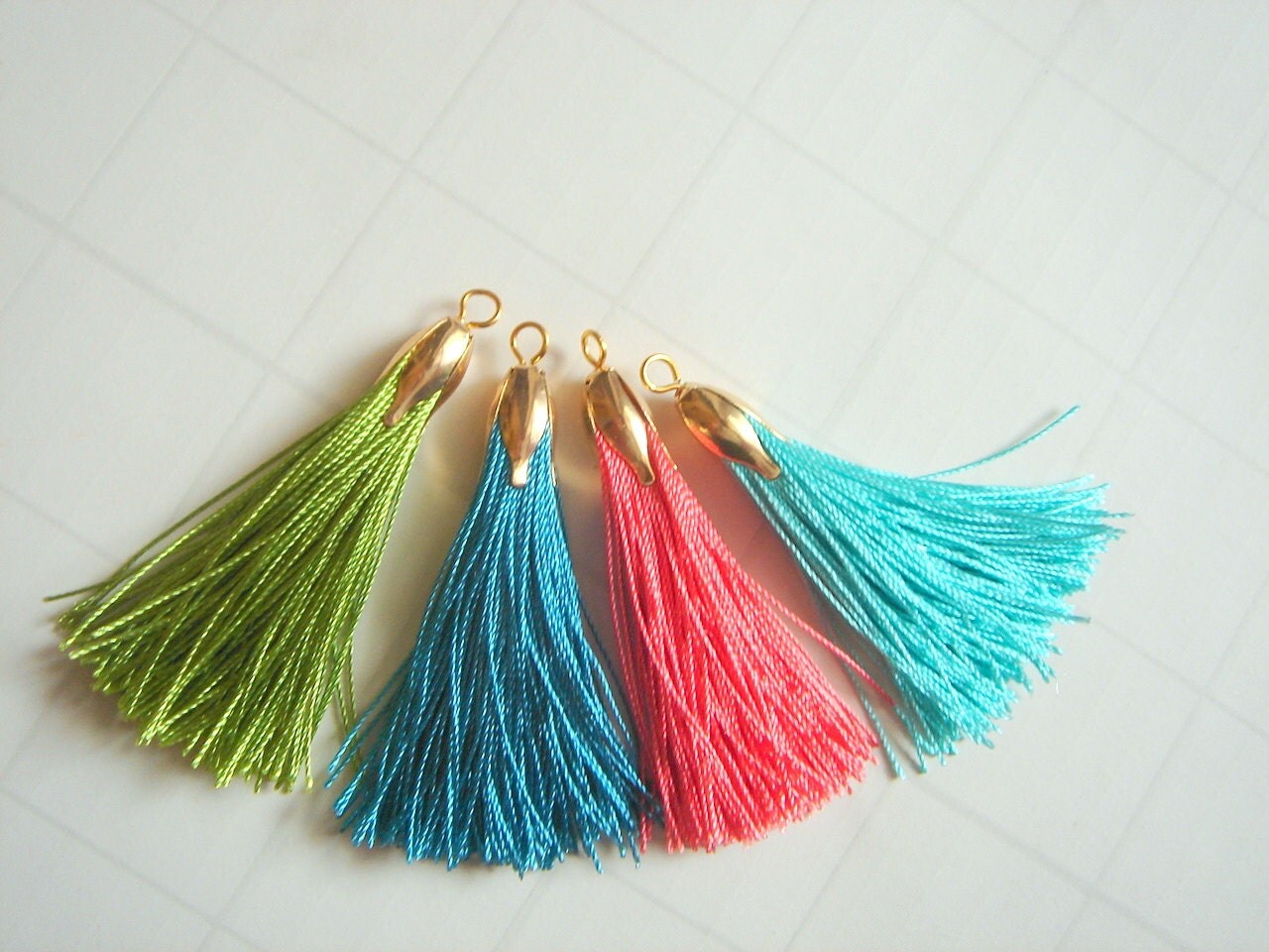 Tassel Charms Silk Tassels Set Jewelry Making Tassels
