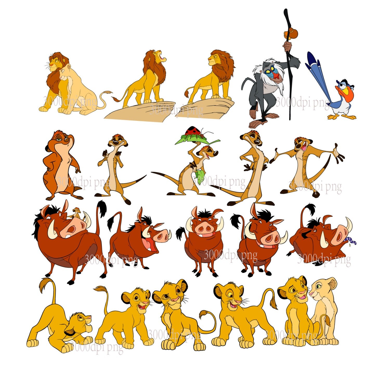 Download The Lion King digital clipart vector eps png files Clip Art