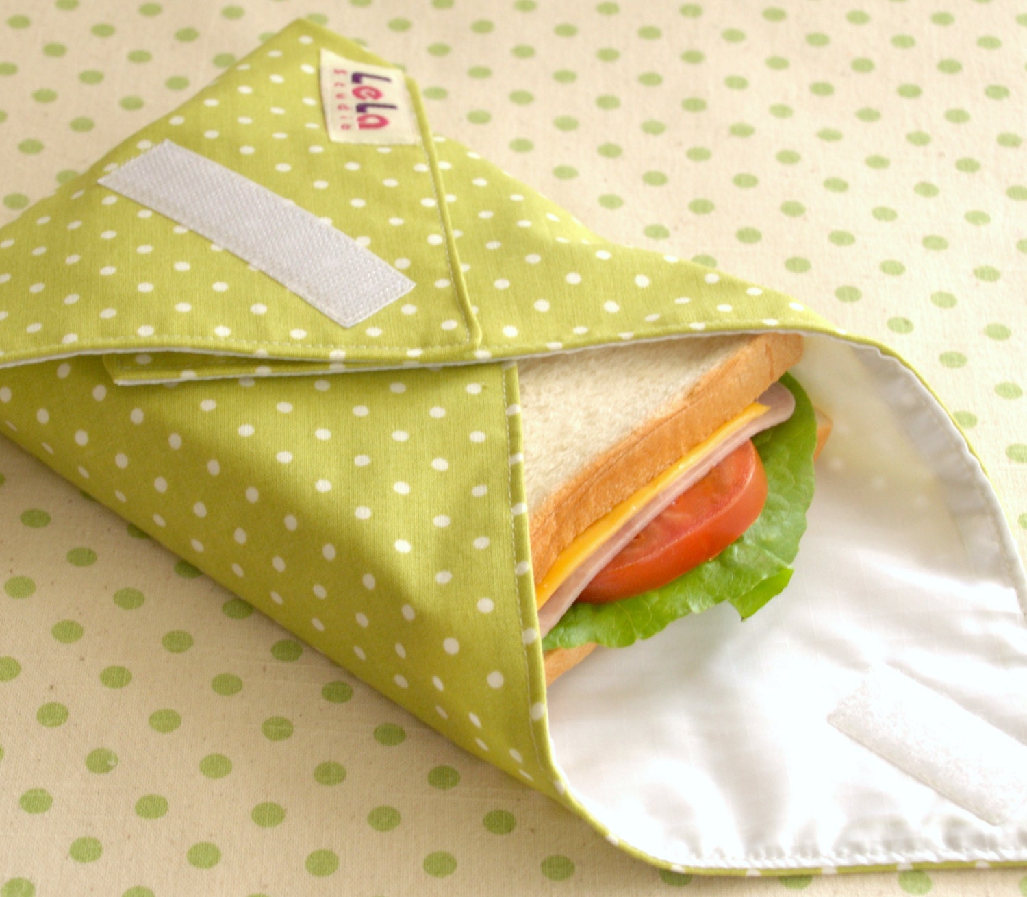 Reusable Sandwich Wrap Fabric Lunch Wrap Eco friendly Cloth