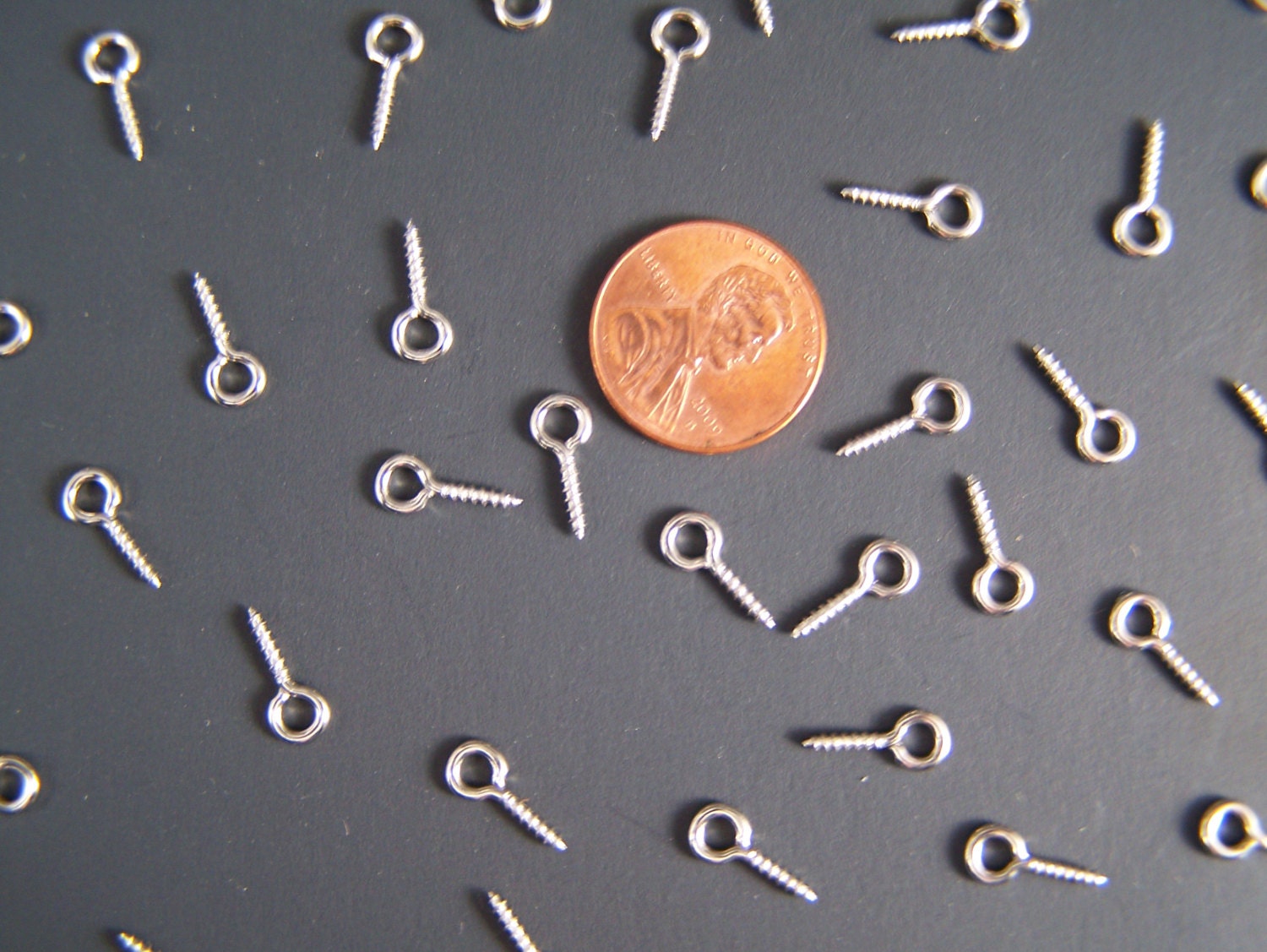 Eye Screws 100 Small Screw Eyes 12mm x 5mm