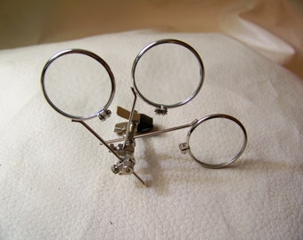 9x Triple Magnifying Clip-On Loupes