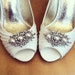 Pearl Shoe Clips - Rhinestone Shoe Clips - Set of 2 - BRAND NEW