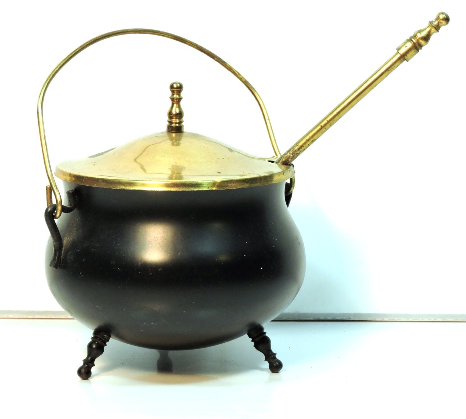 Cape Cod Fireplace Lighter Vintage Brass and Steel