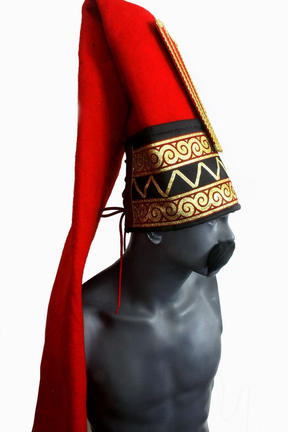 Empire ottoman soldats coiffures janissaires en feutrine rouge