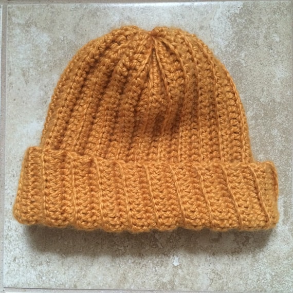 Mustard Yellow Wool Beanie by OhGolly on Etsy