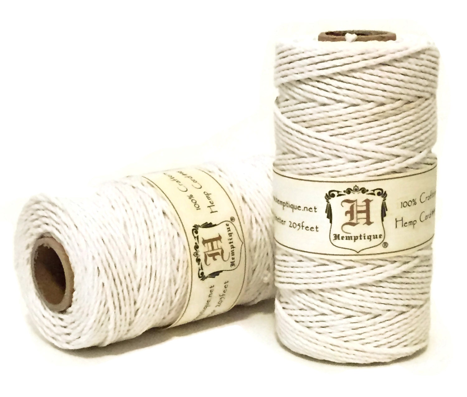 Hemp Cord White 1.8mm Macrame Cord Packaging String Hemp