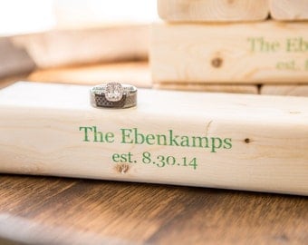 Tumbling Timbers 2x3 Set (giant jenga) Handmade Personalized PRINTED set from new SOLID wood