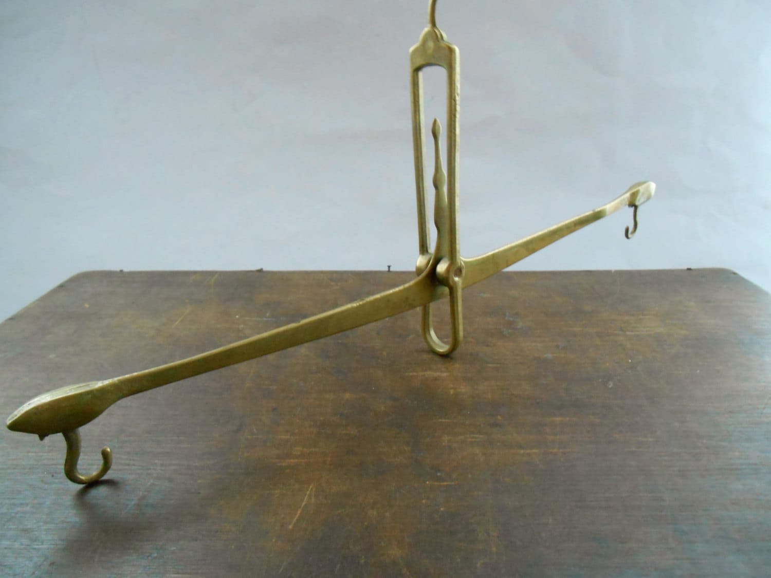 Vintage brass scale mechanism Antique scales part