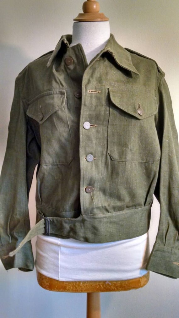 Vintage British Military Field Jacket by MPRailroadCo on Etsy