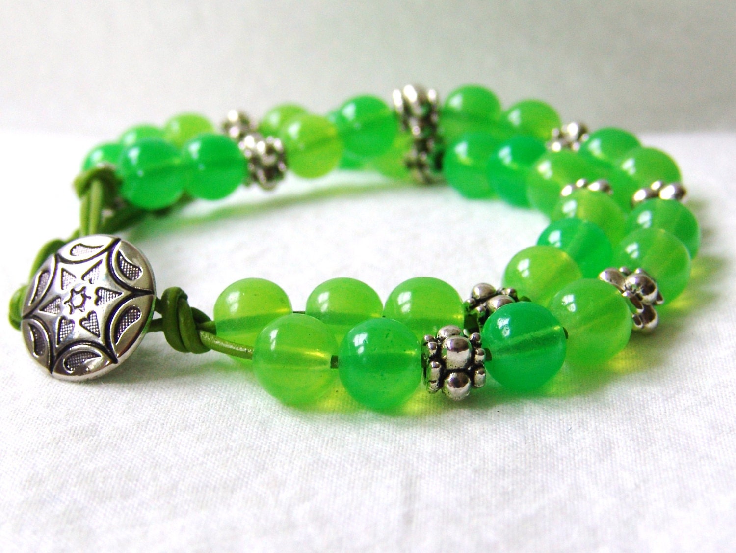 lime-green-bracelet-average-to-xl-bracelet-by-blingsbychristy