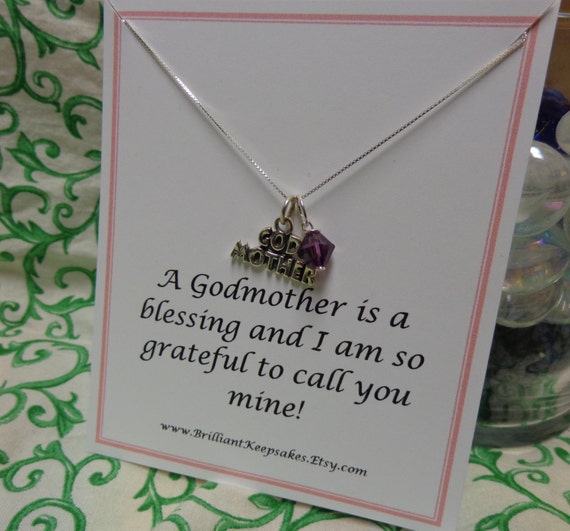 A Godmother is a blessing gift keepsake by BrilliantKeepsakes