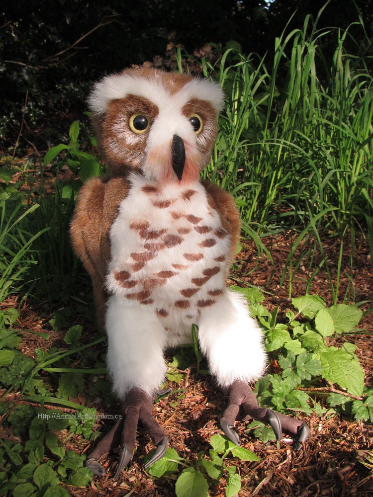 giant owl stuffed animal