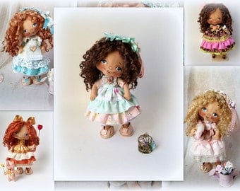 Soft Doll PATTERN, PDF, Cloth Doll Pattern, Digital Download PATTERN