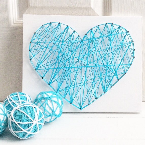 Items similar to Heart String Art on Etsy