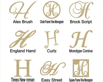 Wooden Letter “H” Large or Small, Unfinished, Unpainted -- Perfect for Crafts, DIY, Nursery, Kids Rooms, Weddings