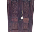 Vintage Armoire Teak , British colonial, Shabby Chic, Cabinet , Armoire (Bedroom Storage)