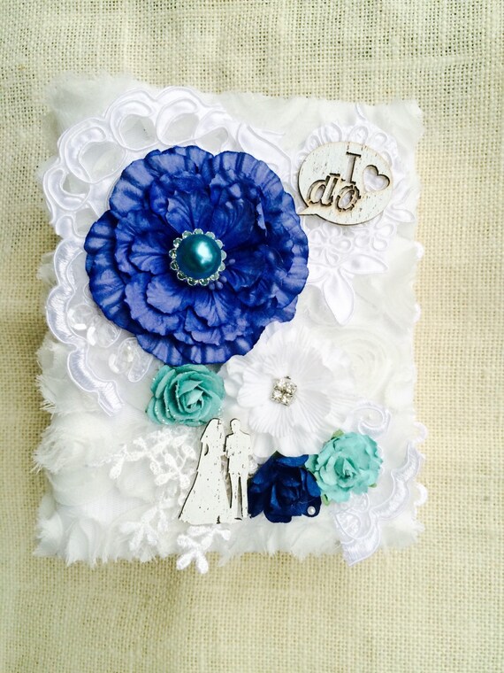 Handmade Wedding Album Custom Made Album by IluvVintageScrap