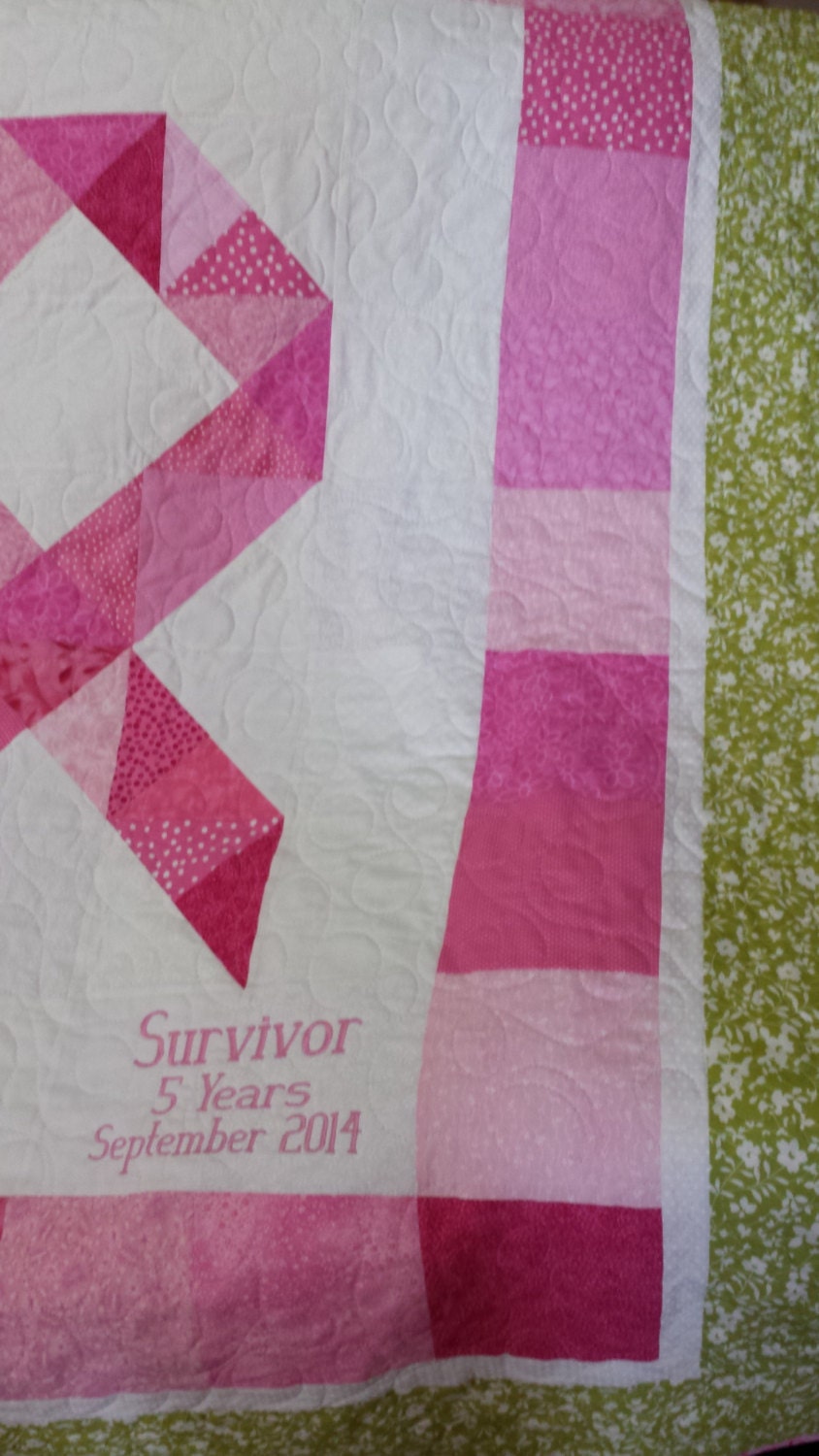 Pink Ribbon Quilt