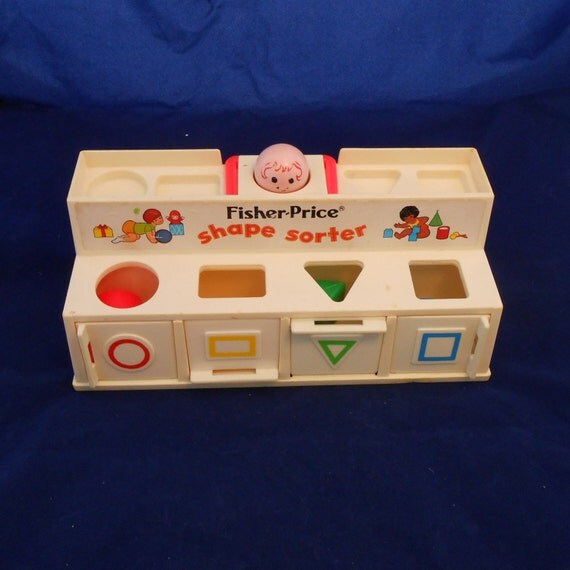 Vintage Fisher Price Shape Sorter by GramsAntiques on Etsy