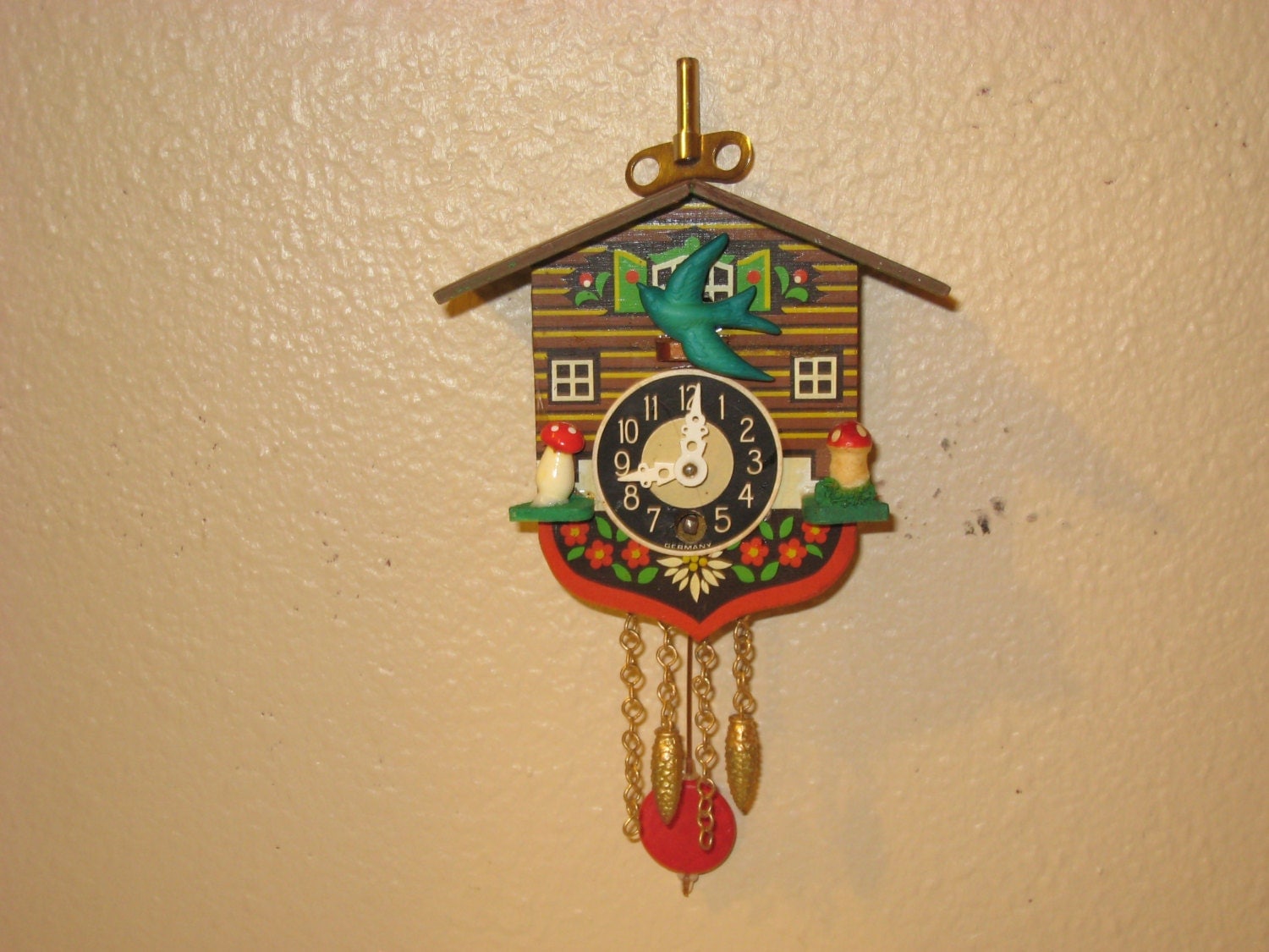 Novelty cuckoo clock made in Germany. by MechanicalBonsai on Etsy