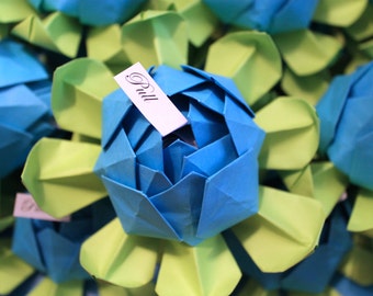 SAMPLE Lotus Blossom - Paper Lotus - Origami Lotus Flower