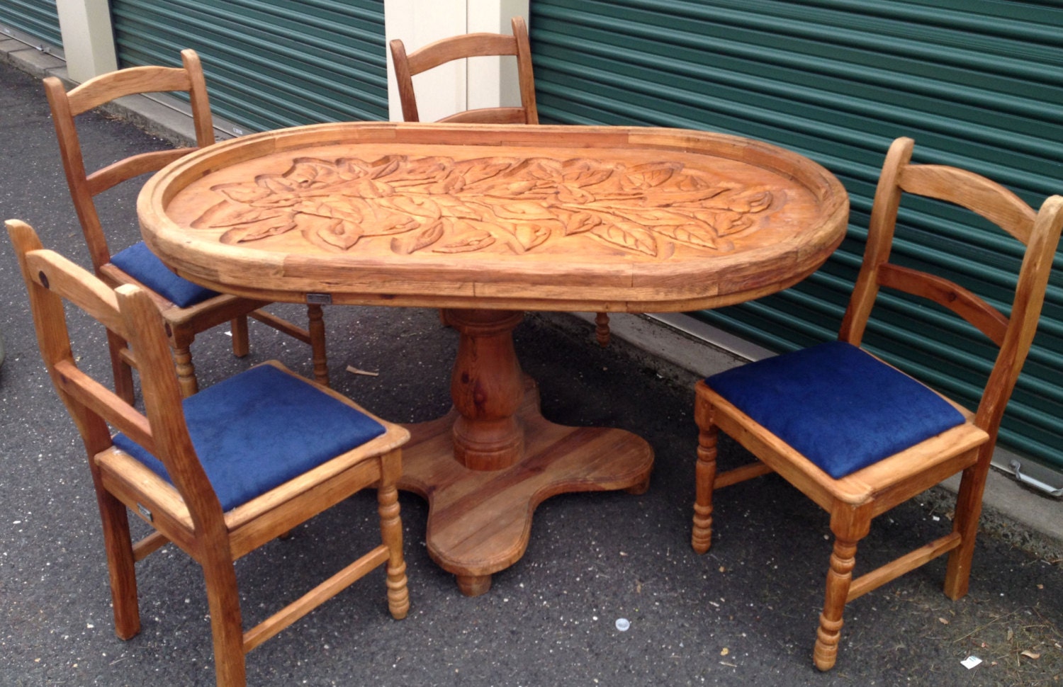 philippines hand carved kitchen table with dragon legs