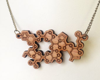 Oxytocin Molecule Necklace