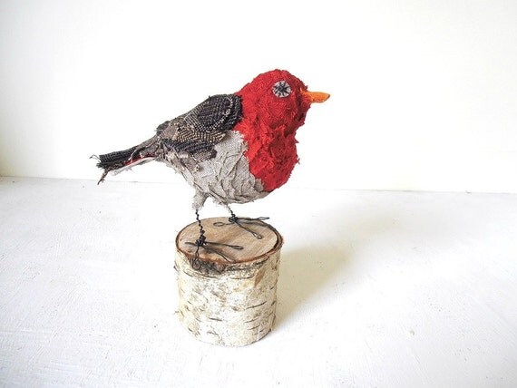 rustic bird figurines