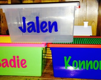 personalized lego storage box