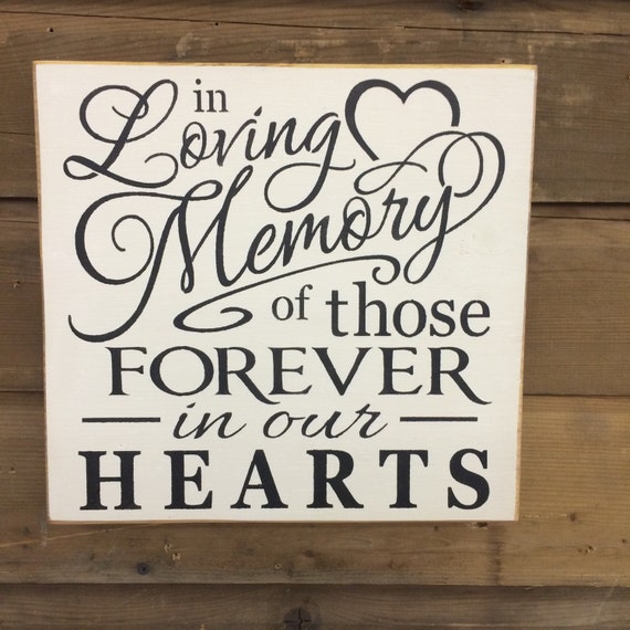 make a in loving memory picture