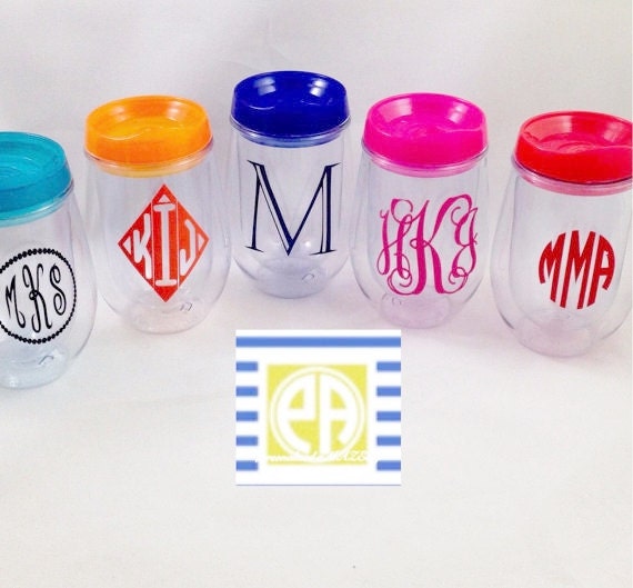 Personalized Cup, Monogram Cup, Personalized Gift, Monogram Gift, Bev2Go, Beach Cup, Bachelorette, Spring Break, Travel Cup, On the Go