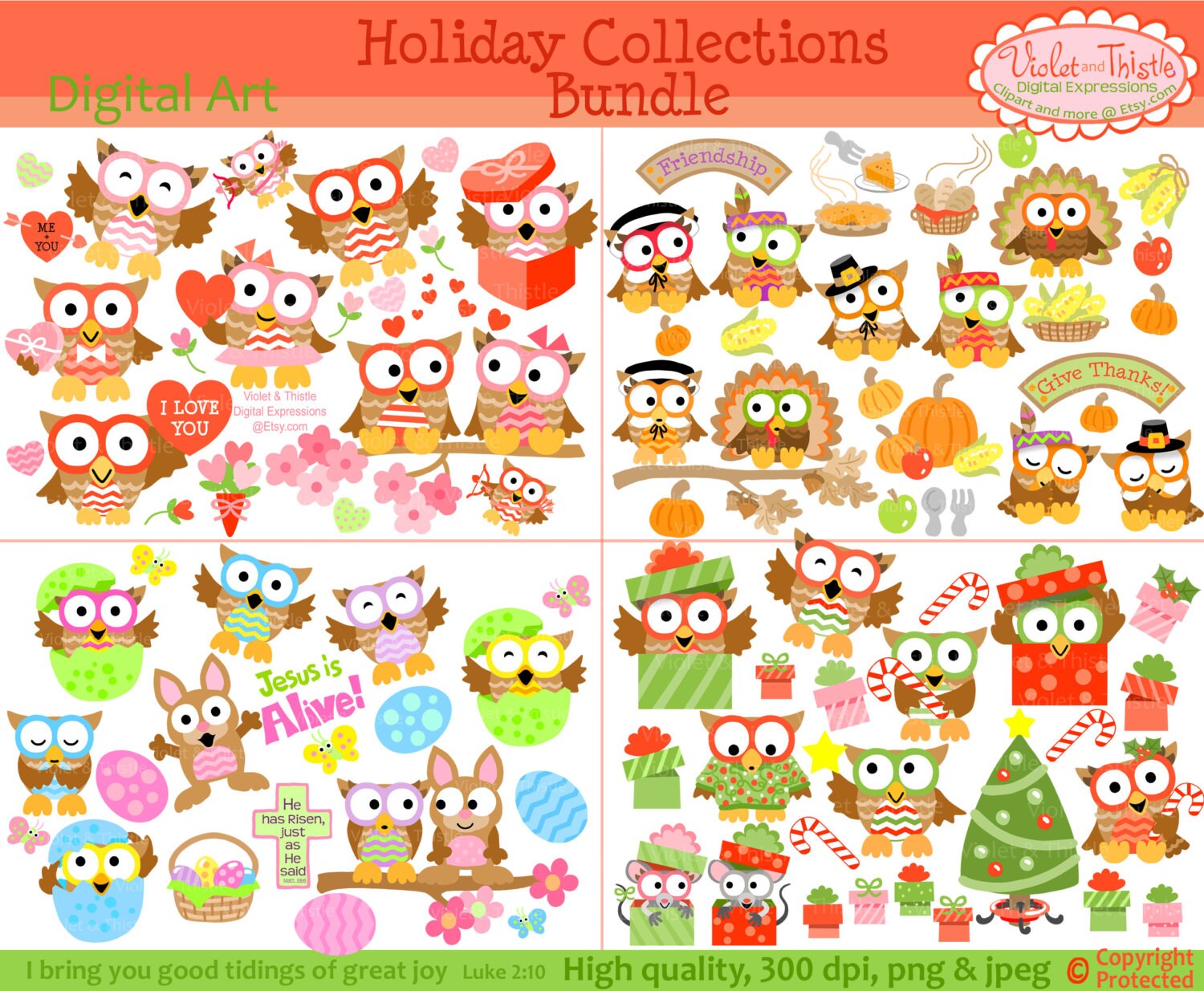 christmas owl clip art free download - photo #43