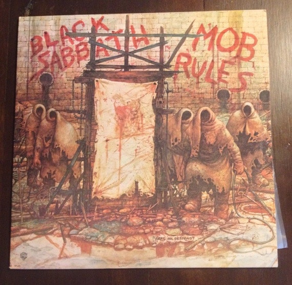 Black Sabbath Mob Rules. Vinyl LP By GranfalloonEmporium On Etsy