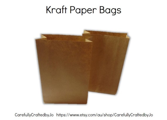 20 paper  bags DIY Set diy of 18cm x Paper  Bags   Kraft  kraft 12