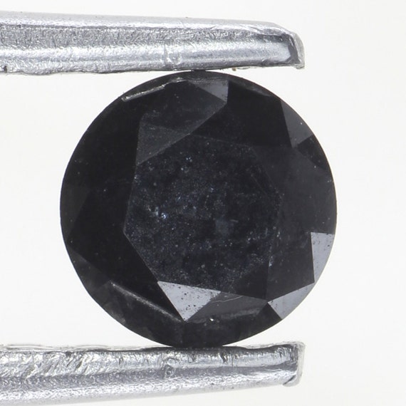 ... Black Diamond Round Cut Natural Untreated Loose Diamond For Jewelry