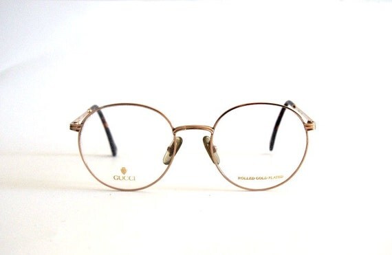 Vintage Frame Eyeglasses Round Metal panto Gucci mod. GG1273
