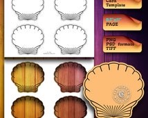 Popular items for clam shell template on Etsy
