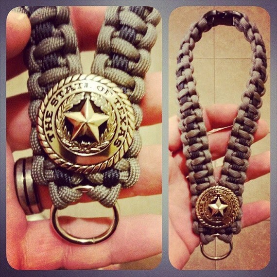 TDCJ Correctional Officer Bracelet Keychain and Lanyard