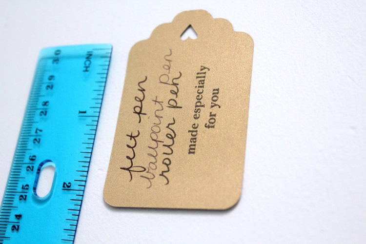 50 Metallic gold tags Gold wedding tags Shimmer by karliboutique