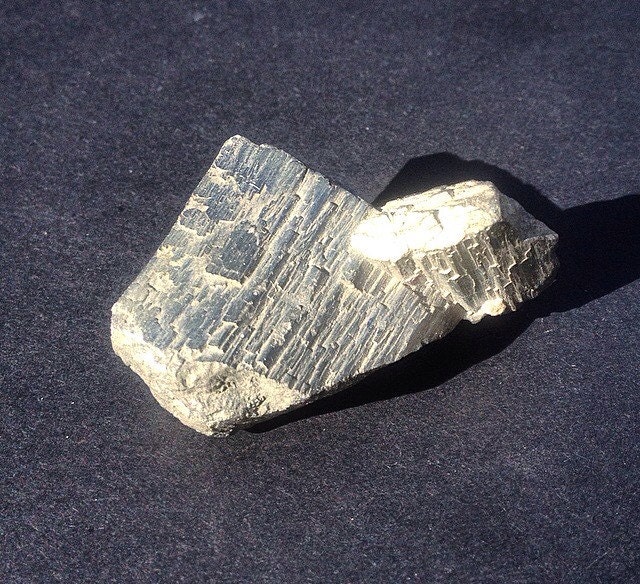 Arsenopyrite Metallic Twinning Crystal Natural by PhenomenalGems