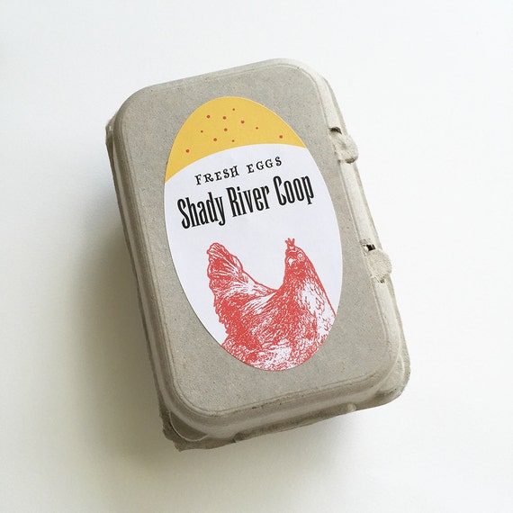 Unique egg carton labels related items Etsy