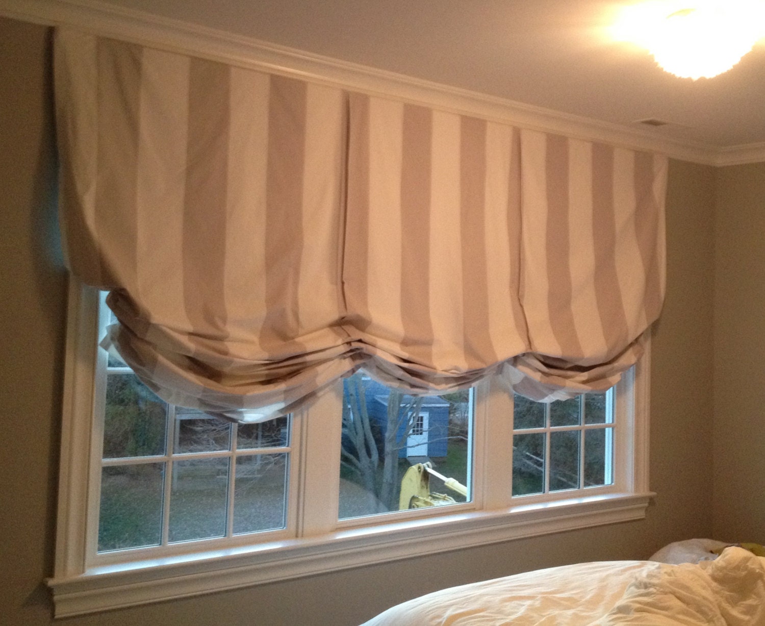 Childsafe Custom Balloon Shade Covington pink and white