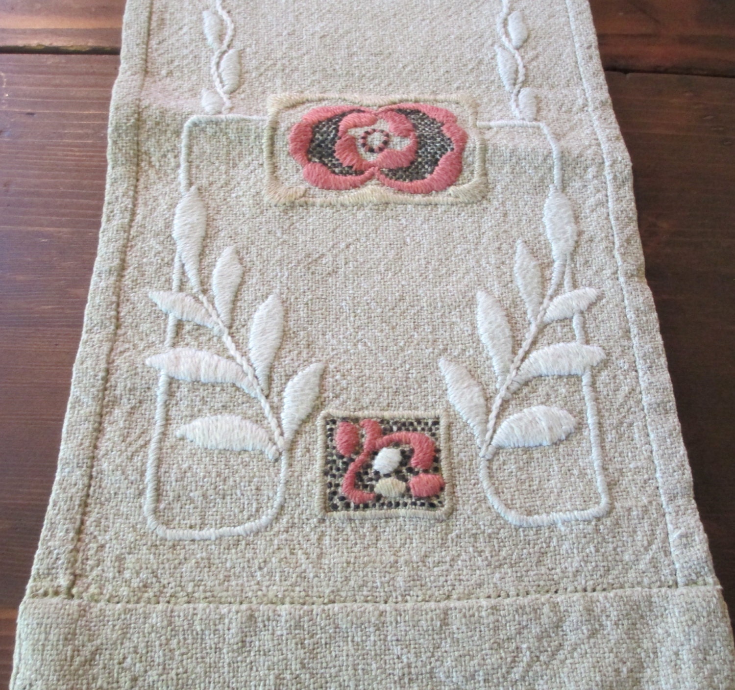 Vintage Table Runner Arts & Crafts Stickley Craftsman
