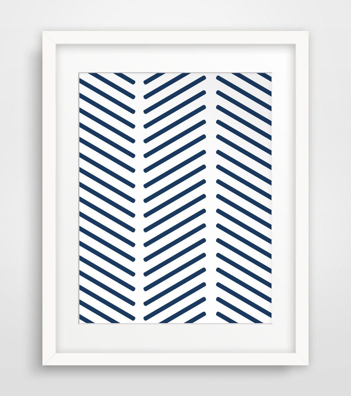 Moroccan Art Geometric Print Pattern Wall Art Navy Prints